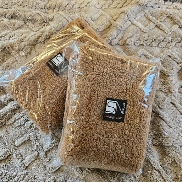 Teddy Faux Fur Throw Pillows - Picture 2 of 4